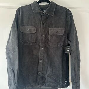 Men’s Black Corduroy Shacket